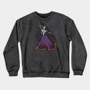 Skeleton Gypsy Woman Crewneck Sweatshirt